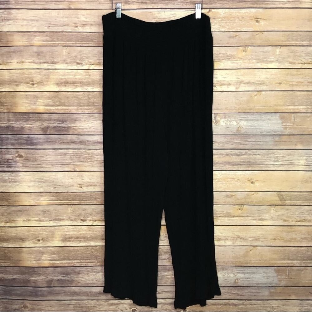 Charlotte Russe Black Crinkle Pants